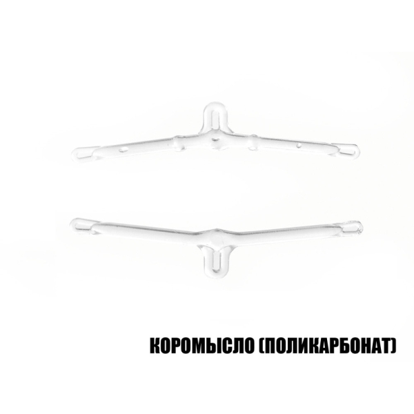 Відвід (полікарбонат) 6см ProfMontazh