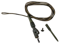 Оснастка карповая Prologic Safety Clip QC Swivel Metal Core Leader 80см 45 lbs 3шт