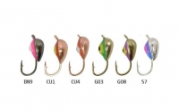 Блешня вольфрамова Fishing ROI Клоп з вушком фарбування 4mm