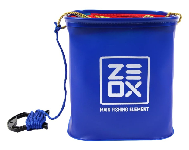 Відро ZEOX Bucket with Rope and Mesh 15L
