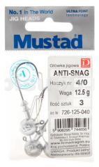 Джиг головка Mustad Anti-Snag 