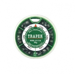 Набор грузов дроби Traper 0.5-1.5г (50г)