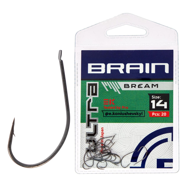 Крючок Brain Ultra Bream #14 (20шт/уп)