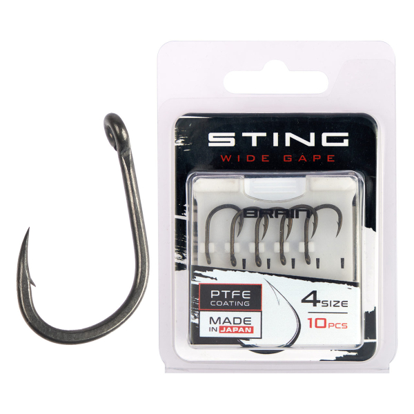 Крючок Brain Sting Classic Wide Gape #1 (10 шт/уп)