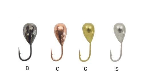 Блешня вольфрамова Fishing ROI Крапля з отвором 3мм