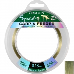 Леска Dragon Specialist Pro Carp &amp; Feeder 300м