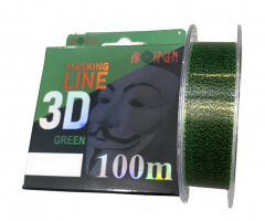Леска Bratfishing 3D Green Shadow Line 100м