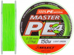 Шнур Select Master PE 150м салатовый