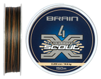 Шнур Brain Scout 4X 150m (camo) 0.205mm 14.6kg