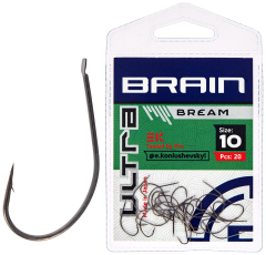 Крючок Brain Ultra Bream #10 (20шт/уп)