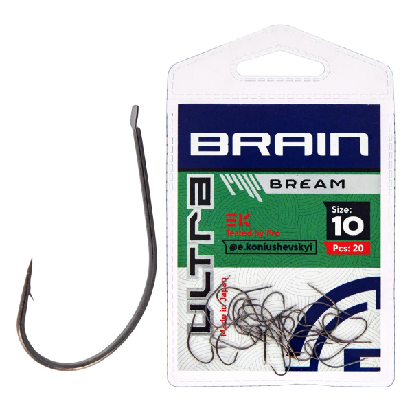 Крючок Brain Ultra Bream #10 (20шт/уп)