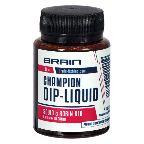 Діп-ліквід Brain Champion Squid & Robin Red (кальмар+специя) 100ml