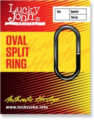 Кільце заводне Lucky John Oval Split Ring 
