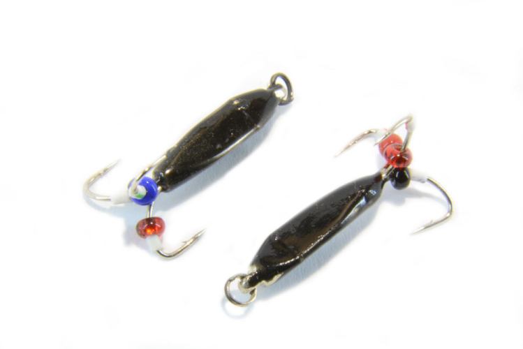 Чортик вольфрамовая тригранний з кільцем 3 мм (чорний)