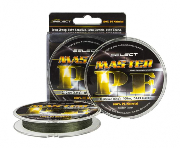 Шнур Select Master PE 150м темно-зелений