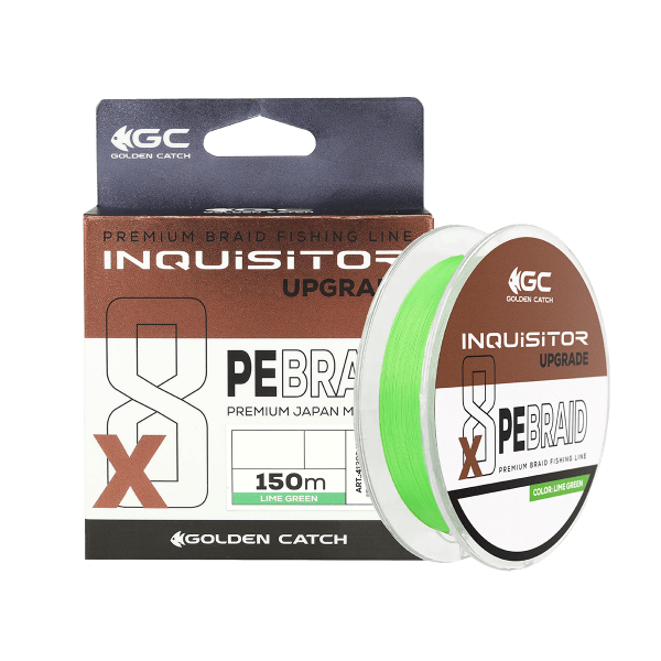 Шнур GC Inquisitor PE X8 Upgrade 150м #0.6 Lime Green