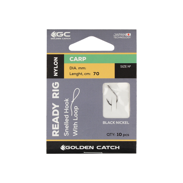 Готовий повідець на коропа GC Ready Rig Carp №6 (10шт)