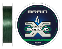 Шнур Brain Scout 4X 150m (deep green) 0.080mm 4.4kg