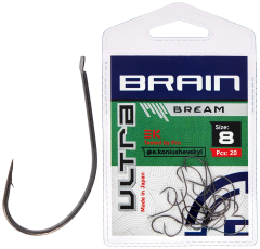 Крючок Brain Ultra Bream #8 (20шт/уп)