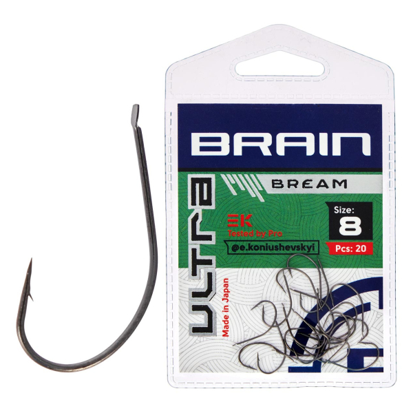 Крючок Brain Ultra Bream #8 (20шт/уп)