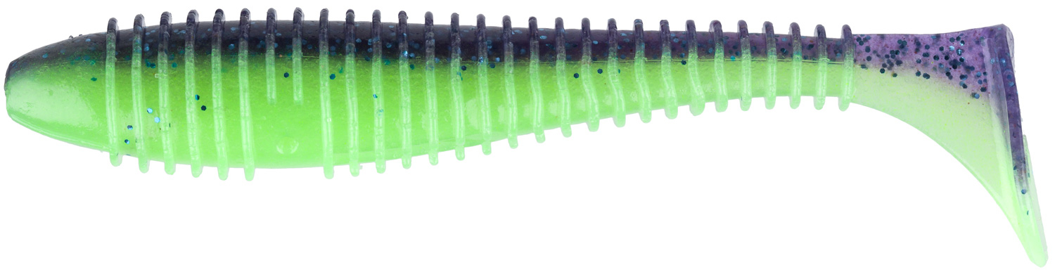 Силікон Keitech Swing Impact FAT 3.8" (6 шт/уп) ц: pal#06 violet lime berry