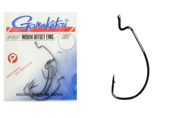 Крючок Gamakatsu Worm Offset EWG NS 