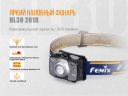 Налобний ліхтар Fenix HL30 (2018) Cree XP-G3 (синій, сірий)