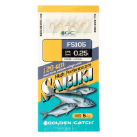 Самодур GC Aji Sabiki FS105 №8 Natural(5 крючков)
