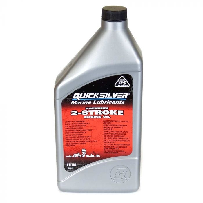 Масло моторне Quicksilver Premium 2-stroke Outboard Oil TC-W3