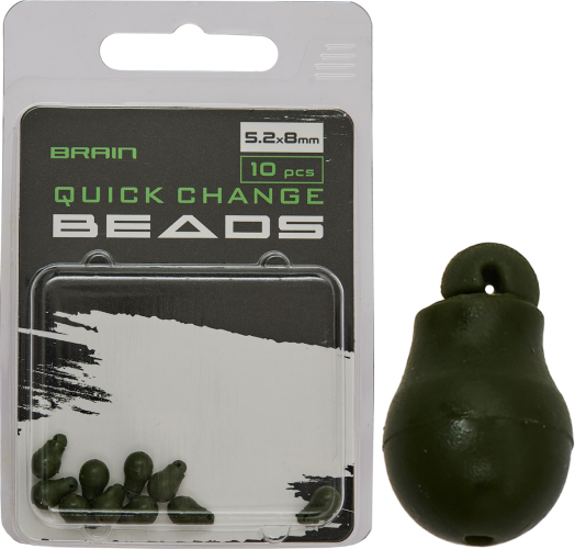 Коннектор Brain Quick Change Beads 5.2x8mm (10 шт/уп) SGXA-9291-SS