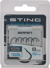 Крючок Brain Sting Curve Shank #8 (10 шт/уп)