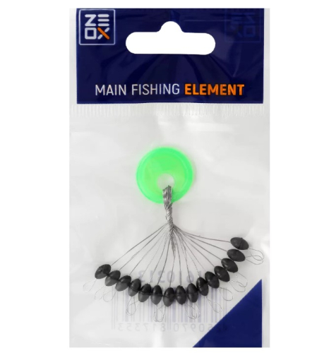 Стопор ZEOХ Silicone Black S (15шт)