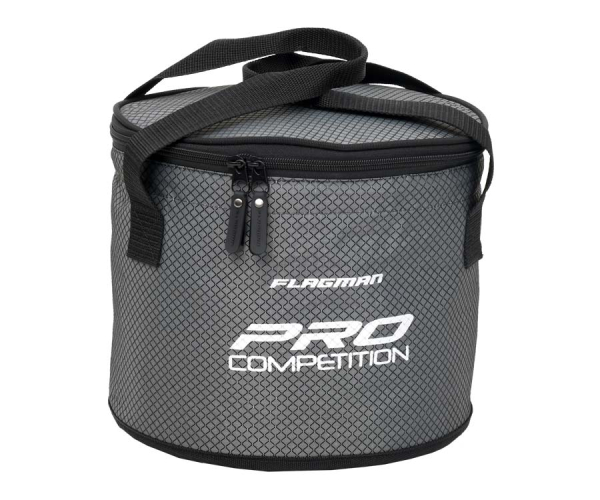 Мягкое ведро c крышкой Flagman Pro Competition Groundbait Bowl With Zipped Lid