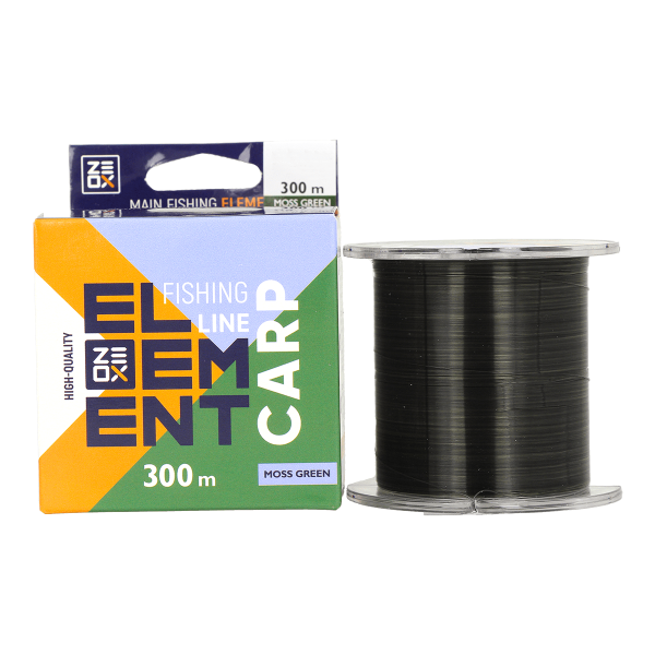 Волосінь ZEOX Element Carp Line 300м Moss Green 0.285мм