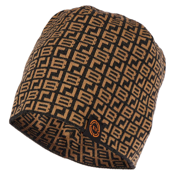 Шапка Brain з патерном 56 Black/brown