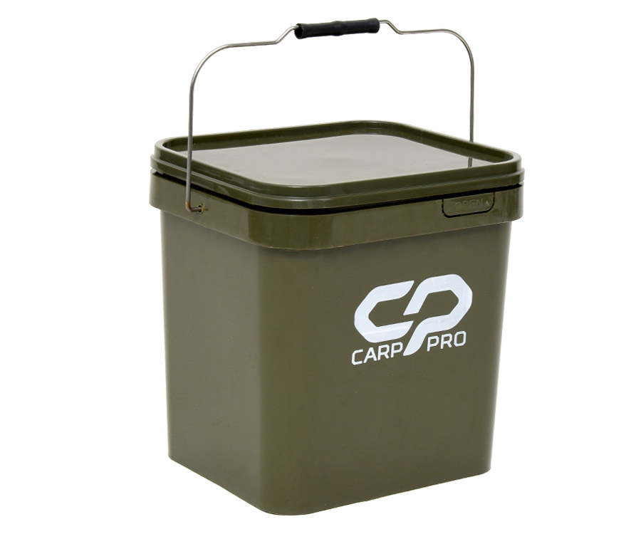 Відро прямокутне Carp Pro з кришкою 17л