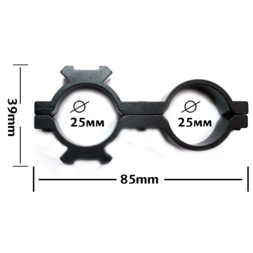 Крепление к оружию двойное