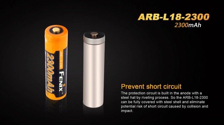 Акумулятор 18650 Fenix ARB-L18 (2300mAh)