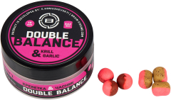Бойлы Brain Double Balance Krill &amp; Garlic (креветка + чеснок) 12+10х14mm