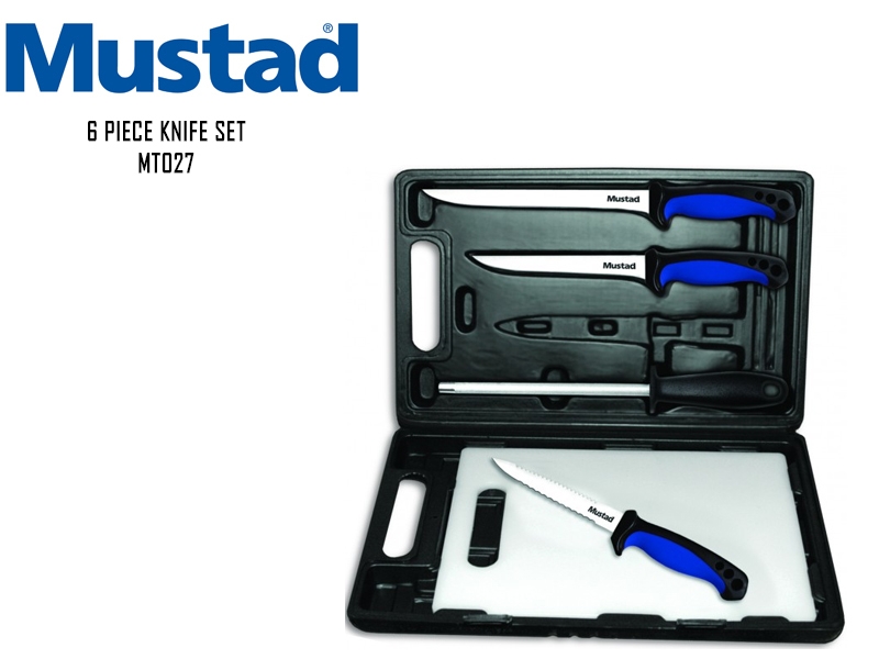 Комплект ножей Mustad 6  Knife Set