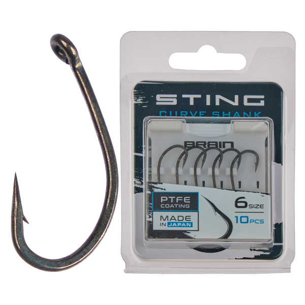 Гачок Brain Sting Curve Shank #4 (10 шт/уп)