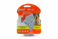 Прибор от комаров Off Clip-On с фен-системой + сменный картридж 