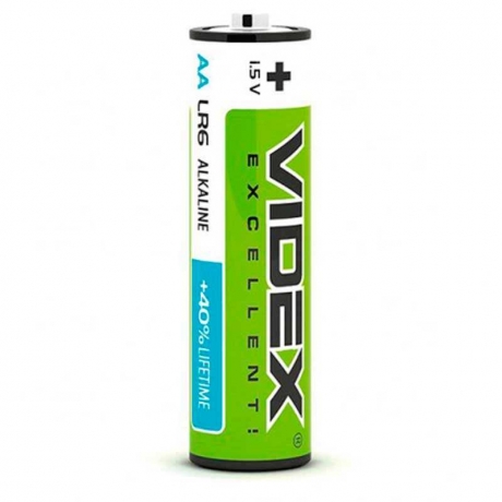 Батарейка Videx лужна LR6/AA 1шт 