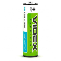 Батарейка Videx лужна LR6/AA 1шт 