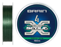 Шнур Brain Scout 4X 150m (deep green) 0.205mm 14.6kg