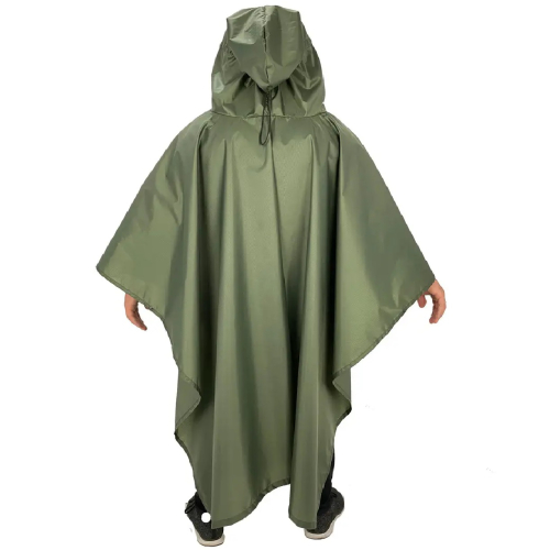 Тактический пончо ВСУ (плащ-палатка) олива (XXXL) (LE25073)