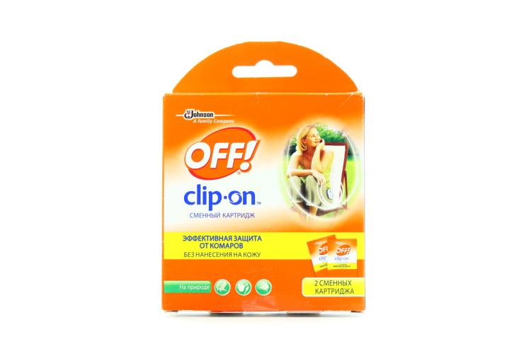 Комплект сменнытх картриджей OFF Clip-On 2 шт