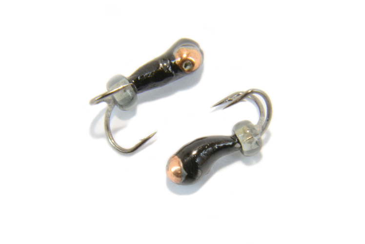 Мормышка вольфрамовая "Коза-Уралочка Перевёртыш"  3мм (серебро)