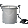 Ведро для воды со шнуром кругле Flagman Gray Eva Bucket Round 5л — фото 1