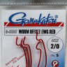 Гачок Gamakatsu Worm Offset EWG Red  — фото 2